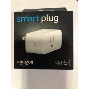 Amazon Smart Plug Works with Alexa Control Lights w/ Voice Easy to Set Up-White